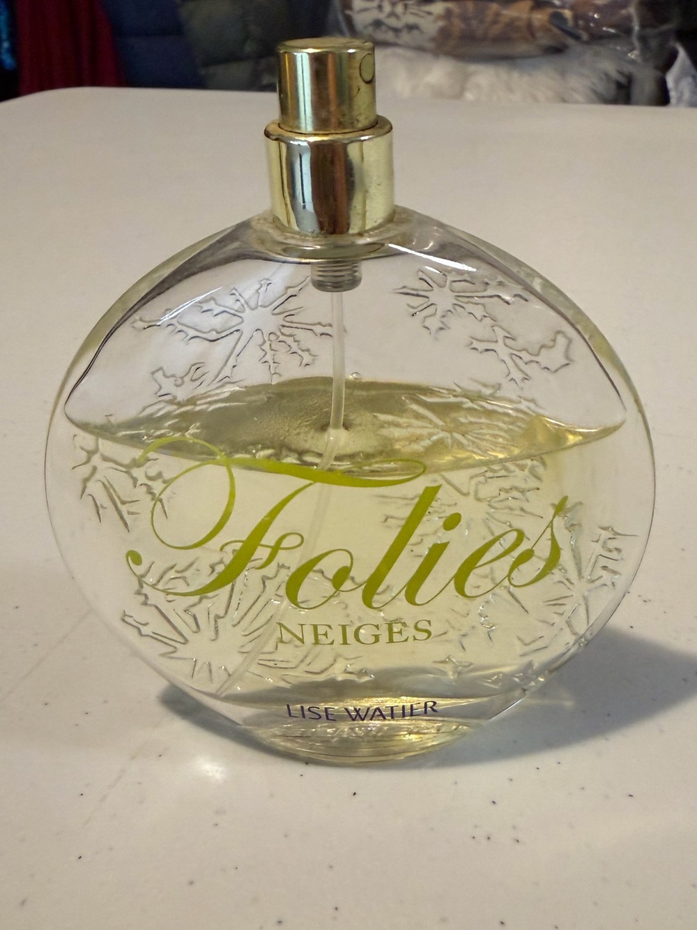 FOLIES Neiges LISE WATIER SNOW MADNESS EDT SPRAY 100ml /3.4oz RARE perfume